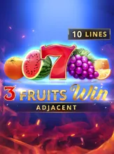 3 Fruits Win: 10 lines