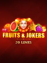 Fruits & Jokers: 20 lines